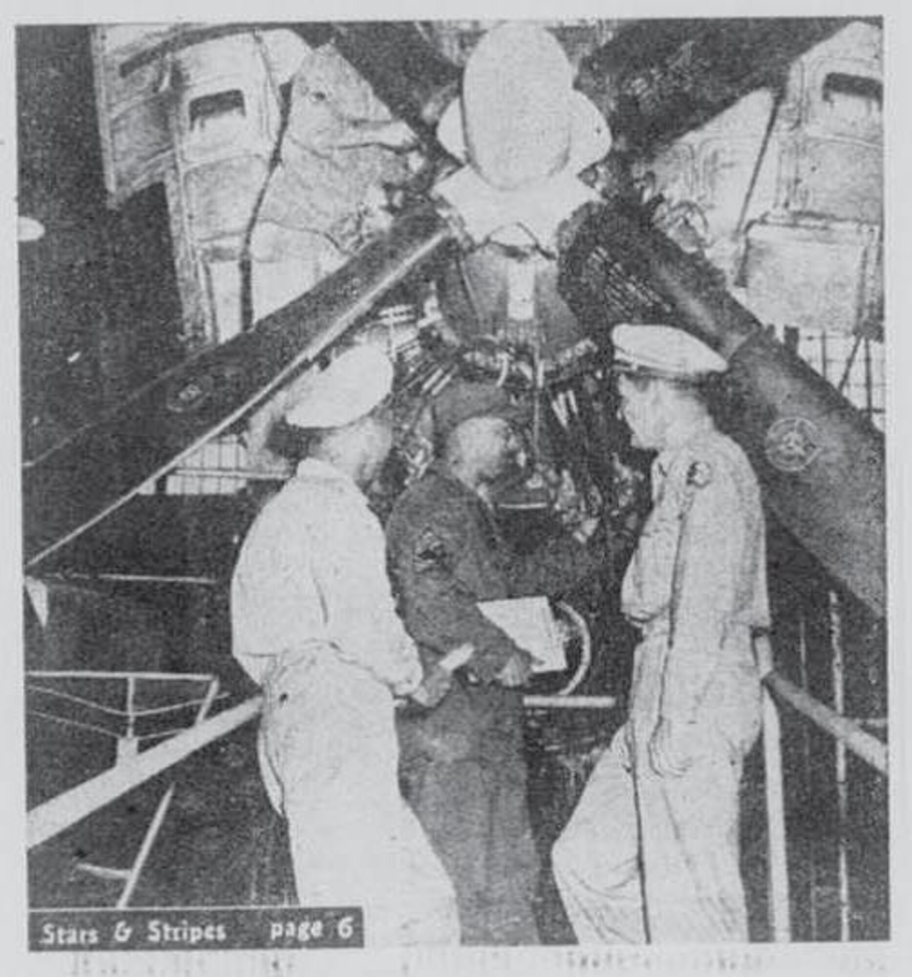 The 374th Maintenance Squadron propeller and engine inspection photos taken in the 1940’s, at Yokota Air Base, Japan.
