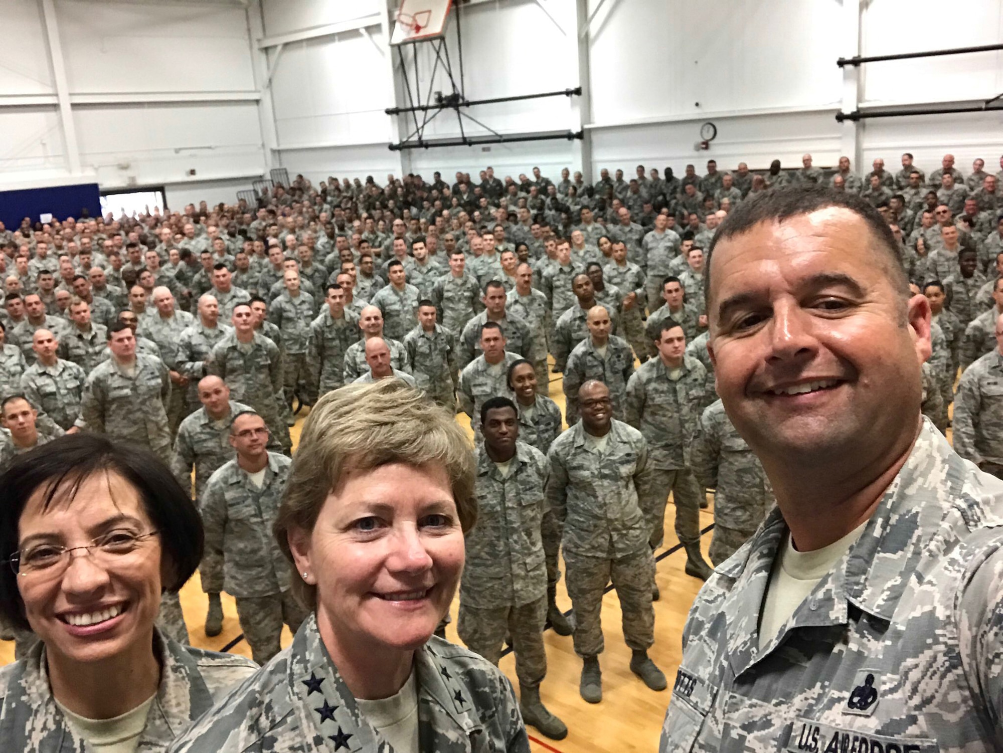 Throughout the year, Lt. Gen. Maryanne Miller, Air Force Reserve Command commander, and Chief Master Sgt. Ericka Kelly, AFRC command chief master sergeant, have traveled to numerous locations throughout the country and had the opportunity to visit with hundreds of Reserve Citizen Airmen and their families.