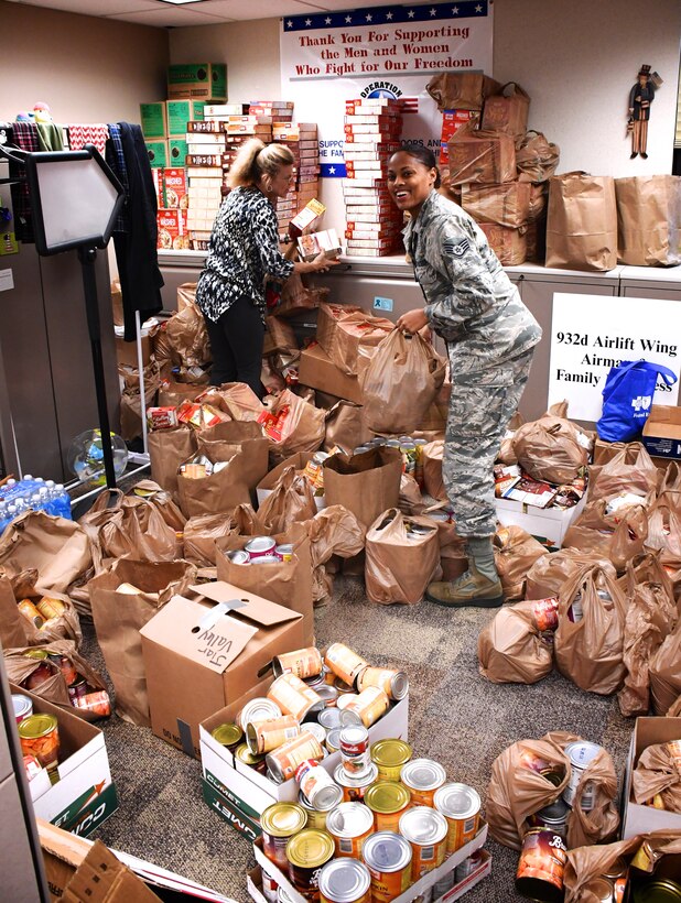 Donations from cadets help wing during holidays