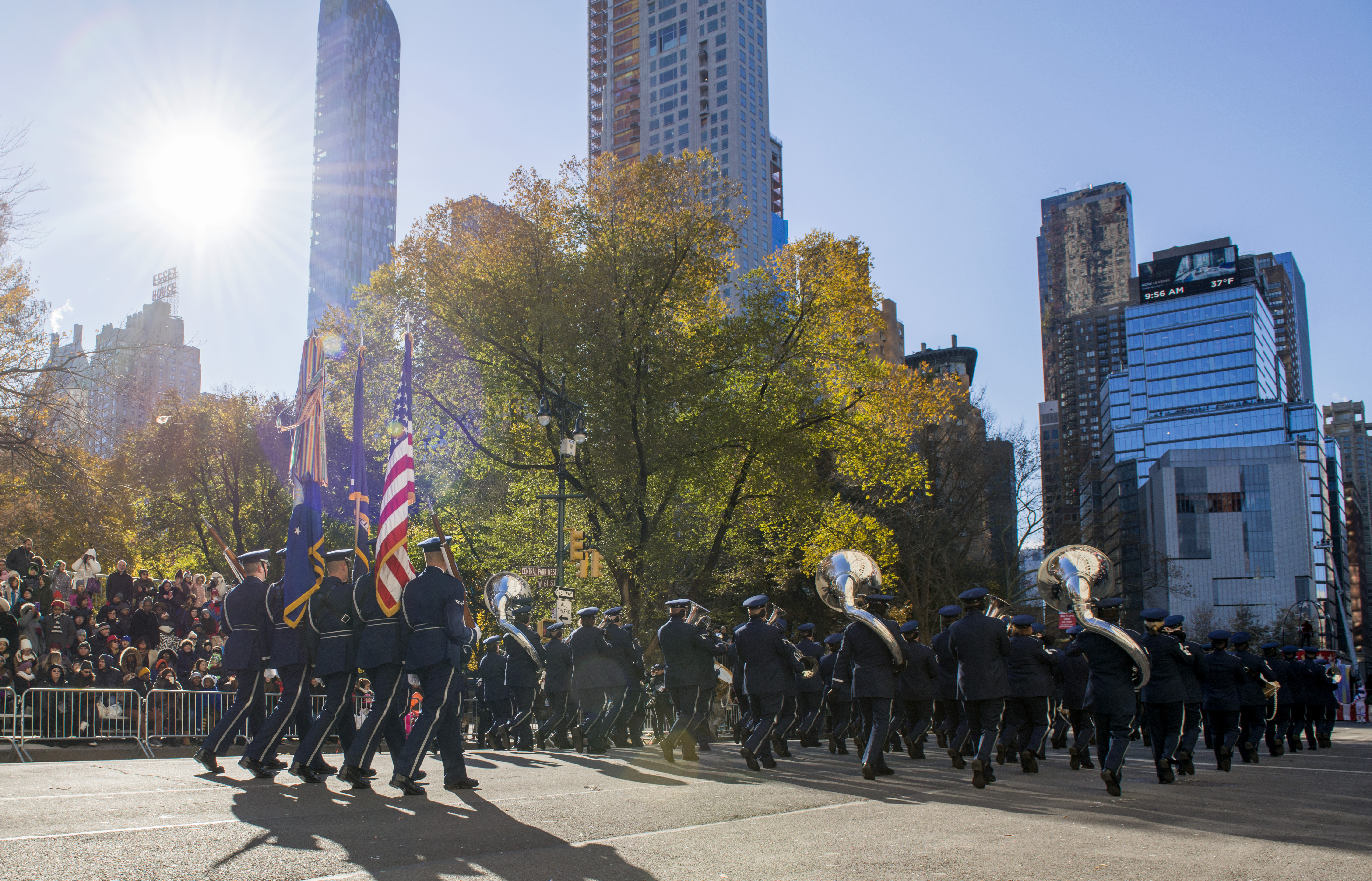 USAF performs in Macy's Thanksgiving Day Parade > Air Force District of
