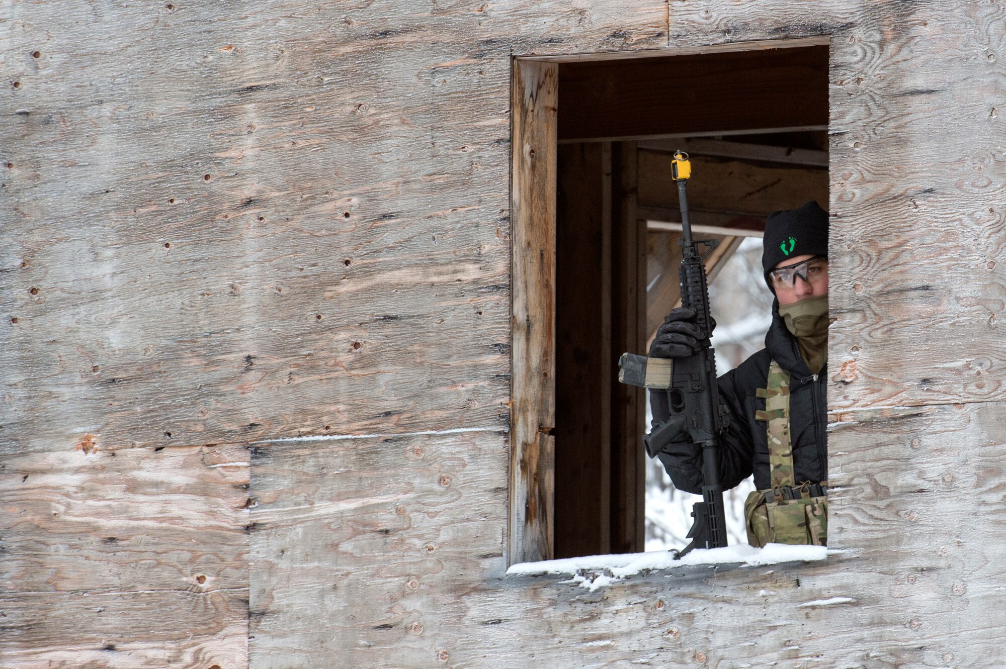 Alaska Air National Guard pararescuemen with the 212th Rescue Squadron participate in a mass-casualty training event at Joint Base Elmendorf-Richardson, Alaska, Nov. 21, 2017.