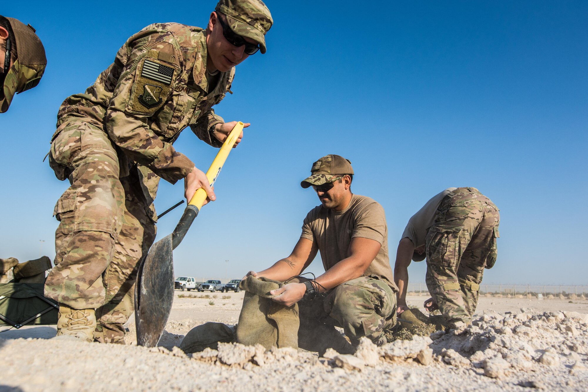 Multiple base agencies conduct a joint chemical response exercise