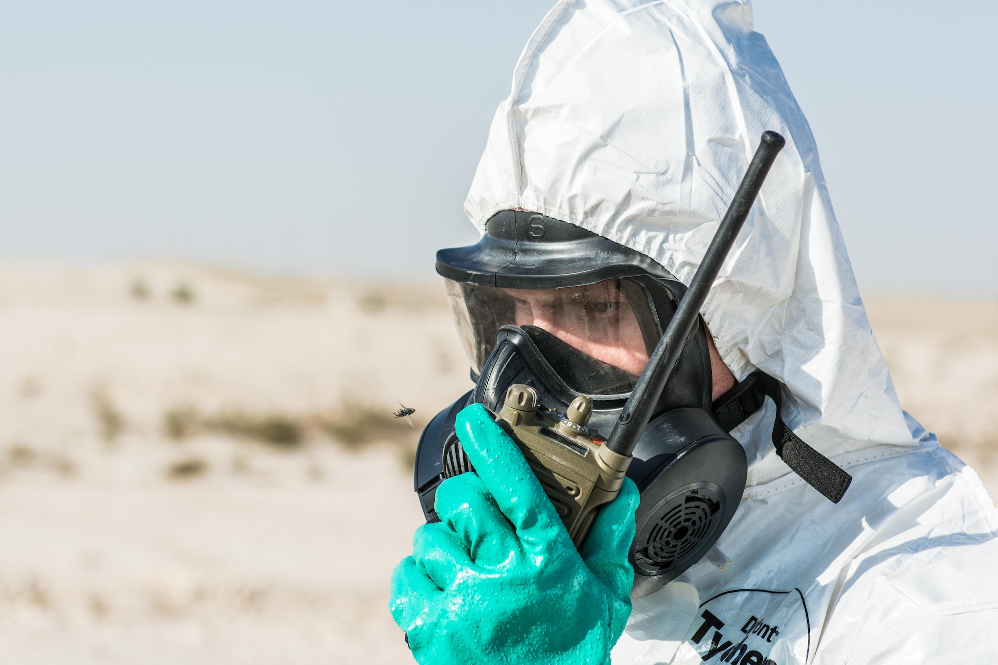 Multiple base agencies conduct a joint chemical response exercise
