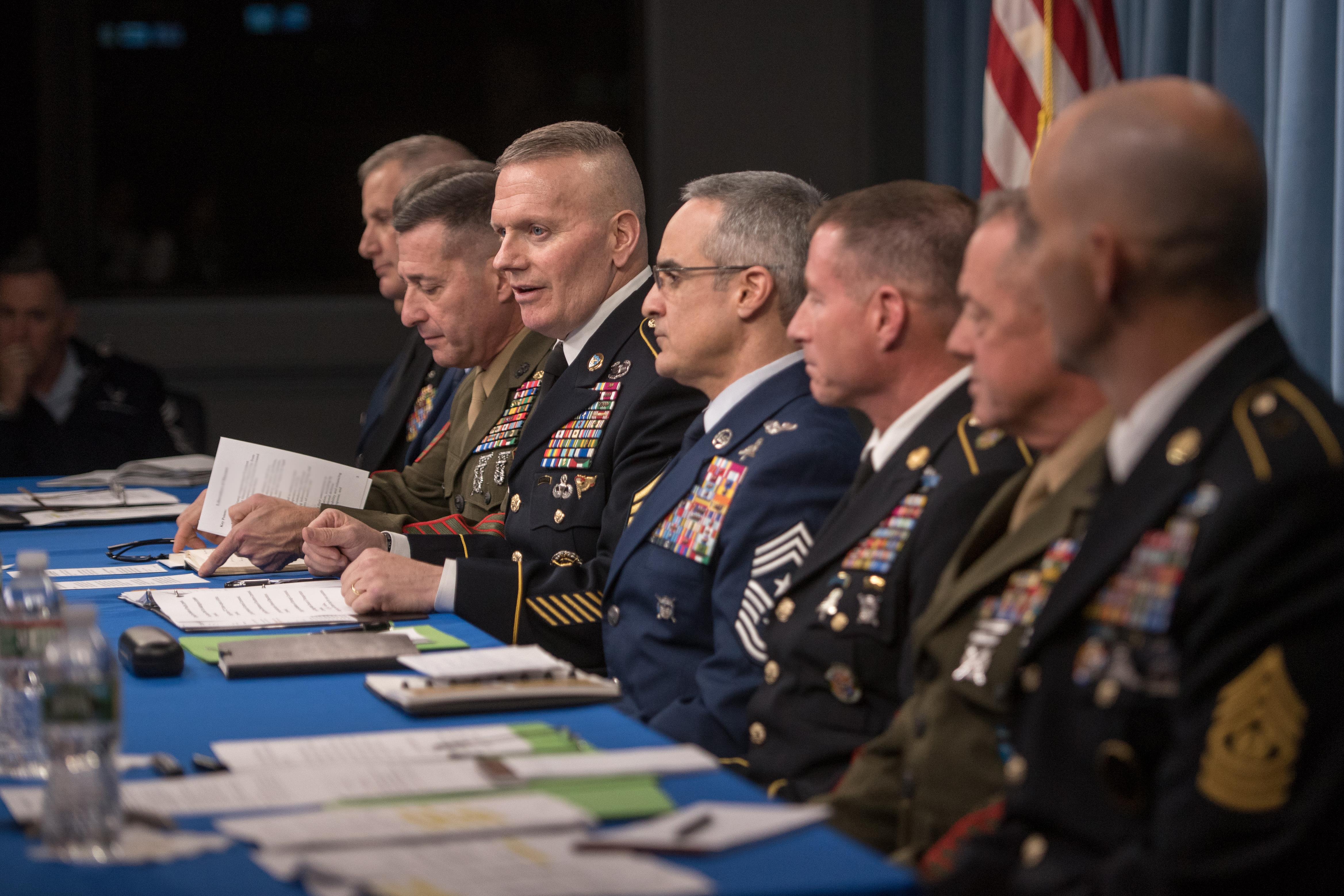 Pentagon briefing