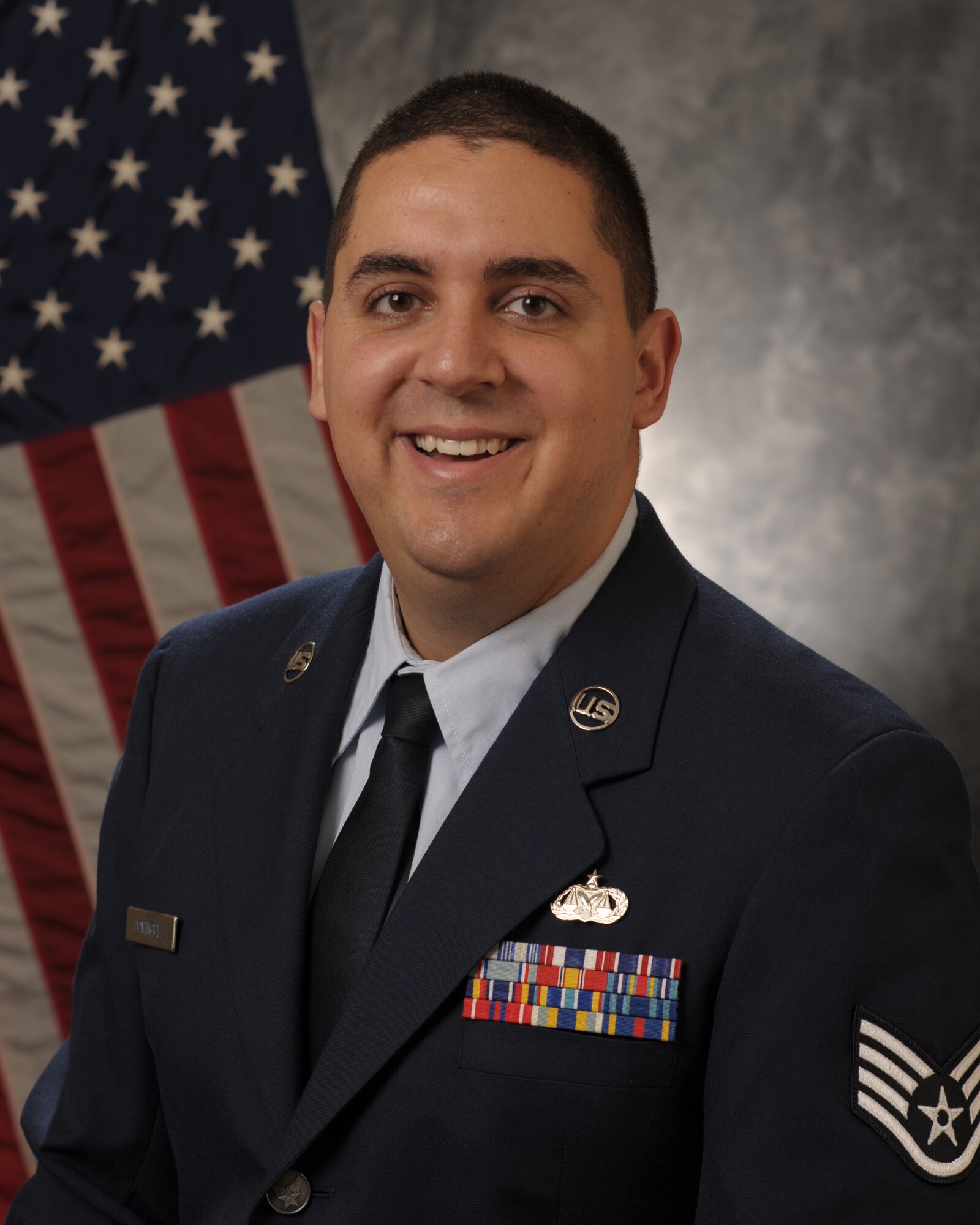 The U.S. Air Force Judge Advocate General named Staff. Sgt. Martin Dominguez, the Outstanding NCO paralegal of the year award for 2016. (U.S. Air Force photo by Manabu Matsuura)