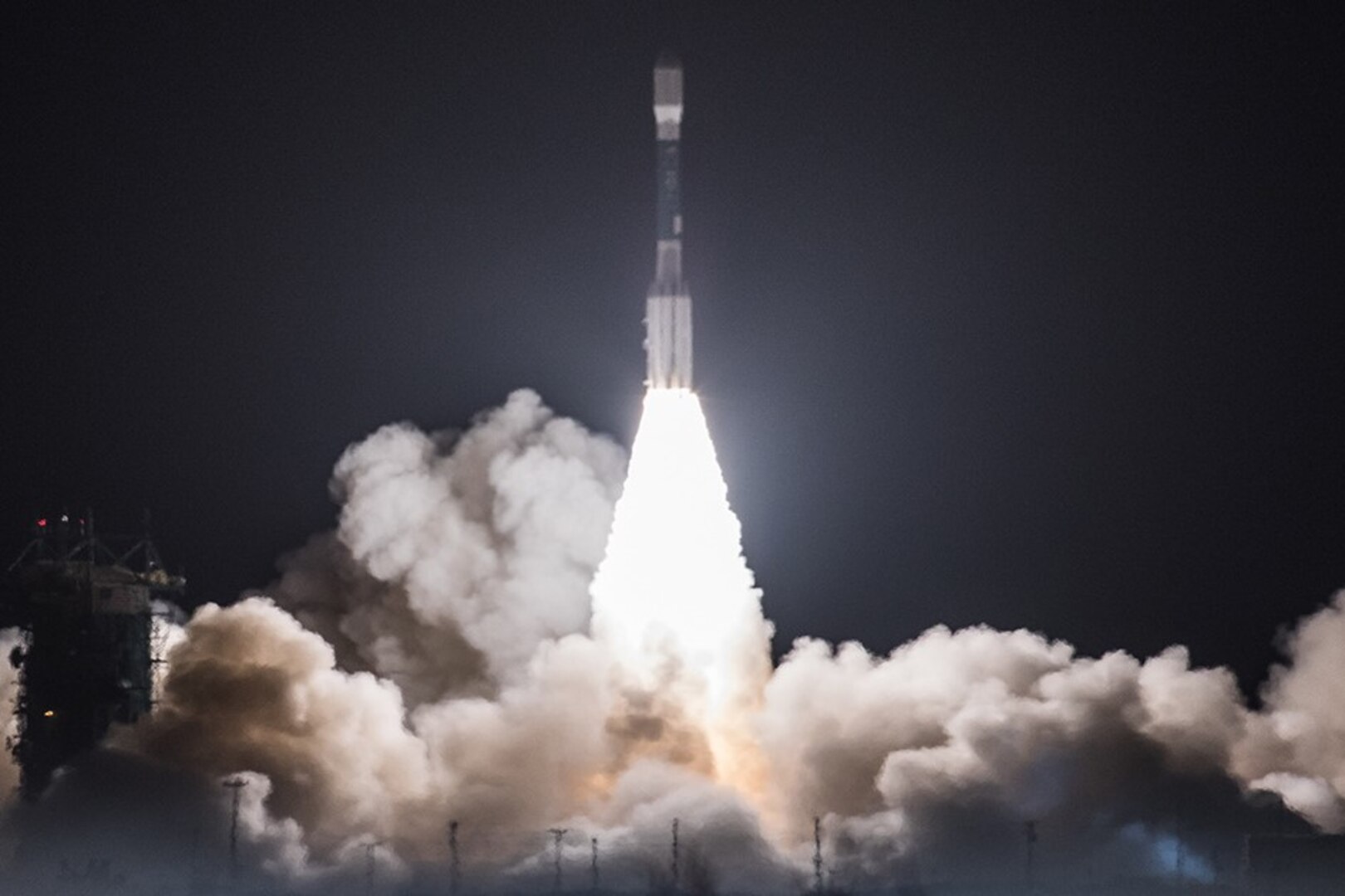 Delta II rocket carrying Joint Polar Satellite System-1 lifts off