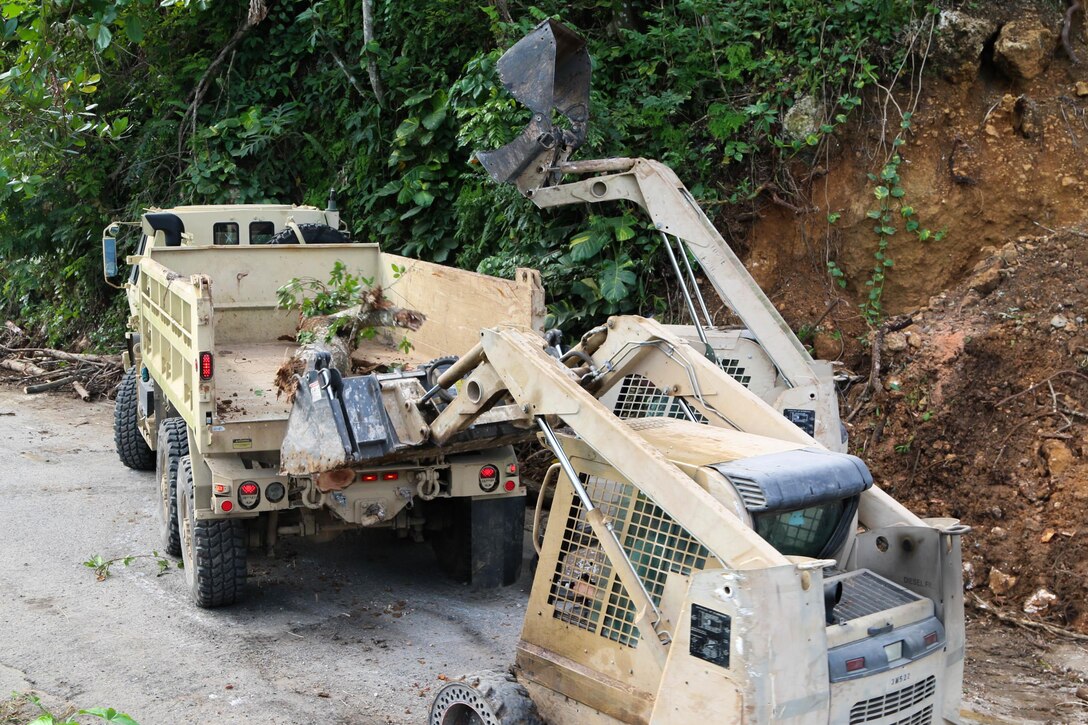 Soldiers continue efforts in Puerto Rico.