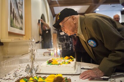 World War II Veteran Celebrates 100th Birthday