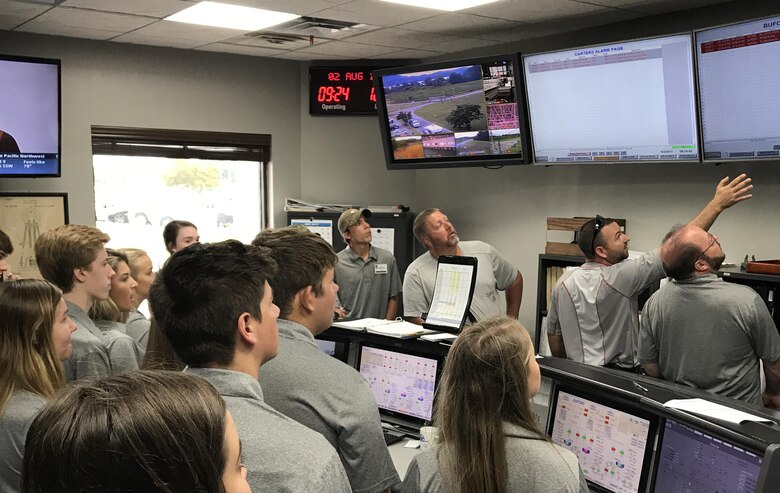 The U.S. Army Corps of Engineers, Mobile District, recently hosted the Murray County Chamber of Commerce Youth and Adult Leadership groups at Carters Lake in Murray County, Ga