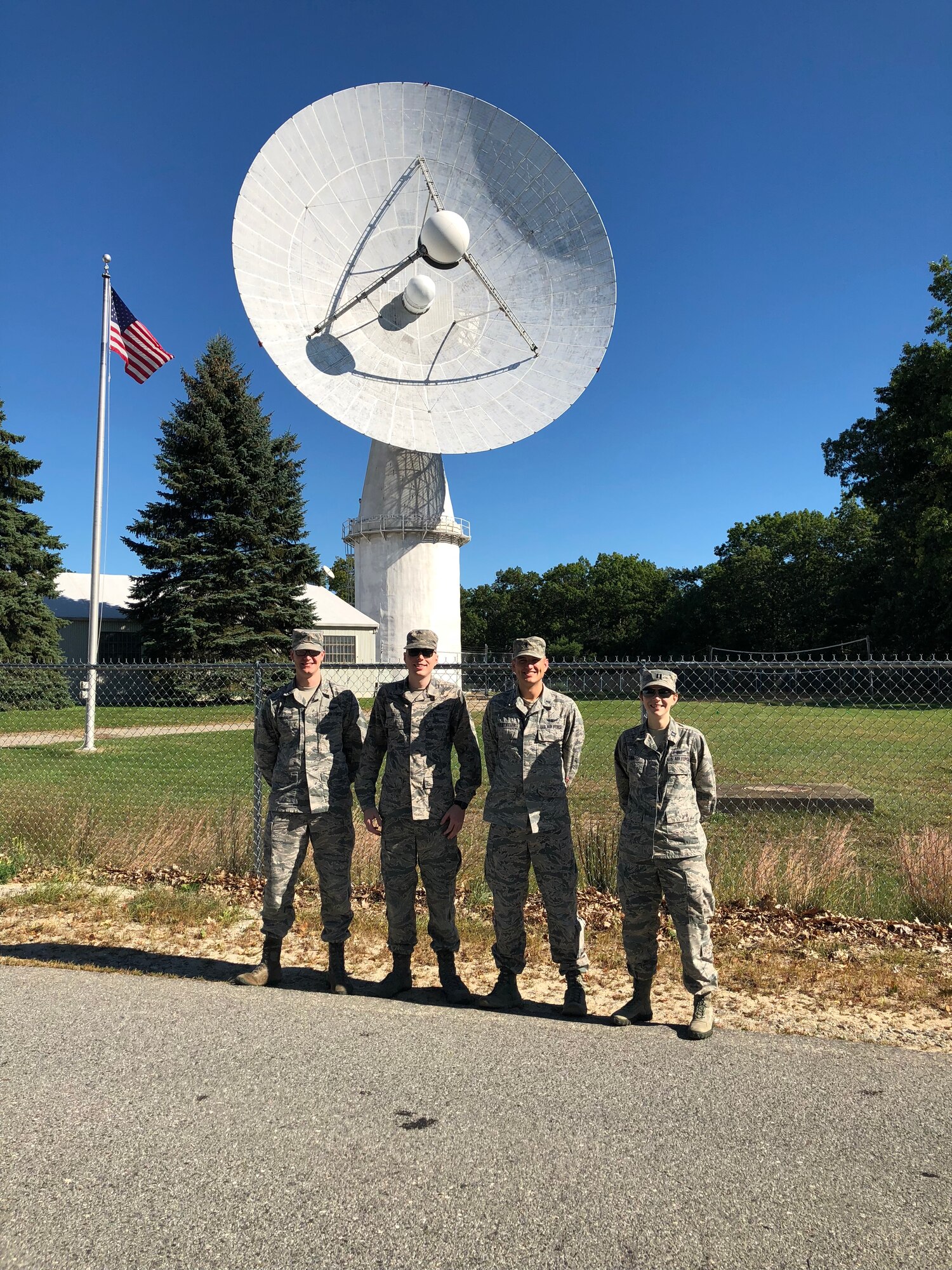 Space Tactics interns at Millstone Hill Radar