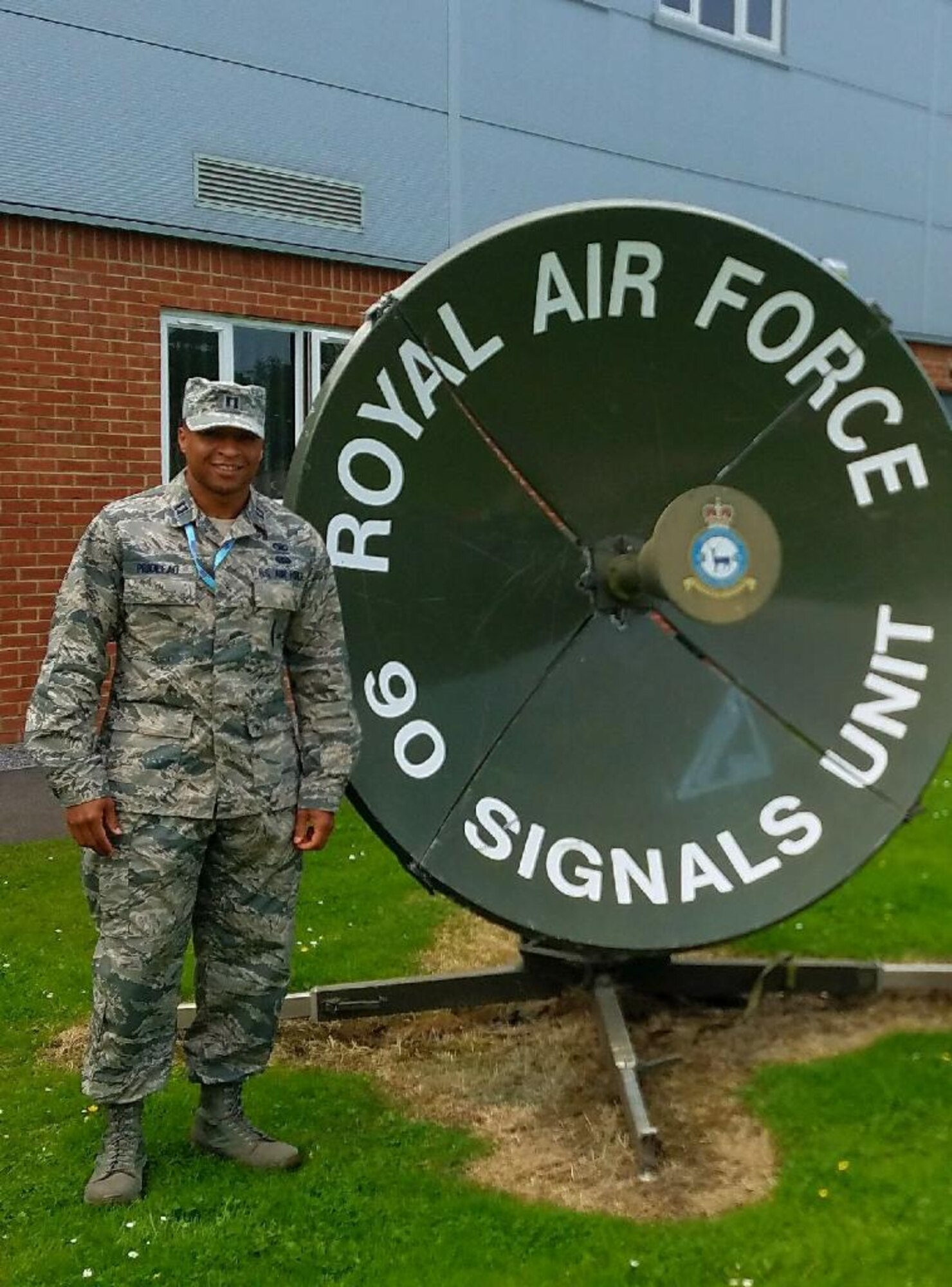 U.S. Air Force Capt. Bakari Prioleau, the 169th Security Forces Squadron operations officer at McEntire Joint National Guard Base, South Carolina Air National Guard, trains with the United Kingdom’s Royal Air Force.