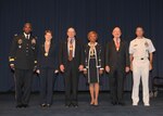 Honorees posing, facing camera