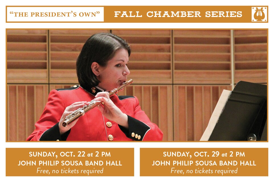 Fall Chamber Series Concerts: Oct. 22 & 29