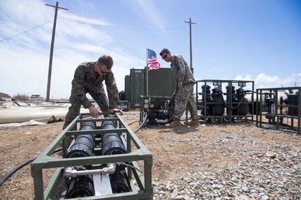 The 26th MEU is supporting Federal Emergency Management Agency, the lead federal agency, in helping those affected by Hurricane Maria to minimize suffering and is one component of the overall whole-of-government response effort.