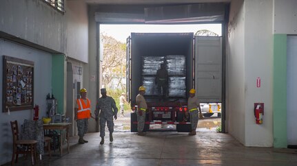 The Department of Defense is supporting Federal Emergency Management Agency, the lead federal agency, in helping those affected by Hurricane Maria to minimize suffering and is one component of the overall whole-of-government response effort.
