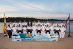 U.S. Navy Sailors, assigned to various Navy Expeditionary Combat Commands, and Sri Lankan Navy personnel pose for a photo during Cooperation Afloat Readiness and Training (CARAT) Sri Lanka 2017 in Trincomalee, Sri Lanka, Oct. 2, 2017. CARAT is a series of annual maritime exercises between the U.S. Navy, U.S. Marine Corps and the armed forces of partner nations to include Bangladesh, Brunei, Indonesia, Malaysia, Sri Lanka, Singapore, Thailand and Timor-Leste.