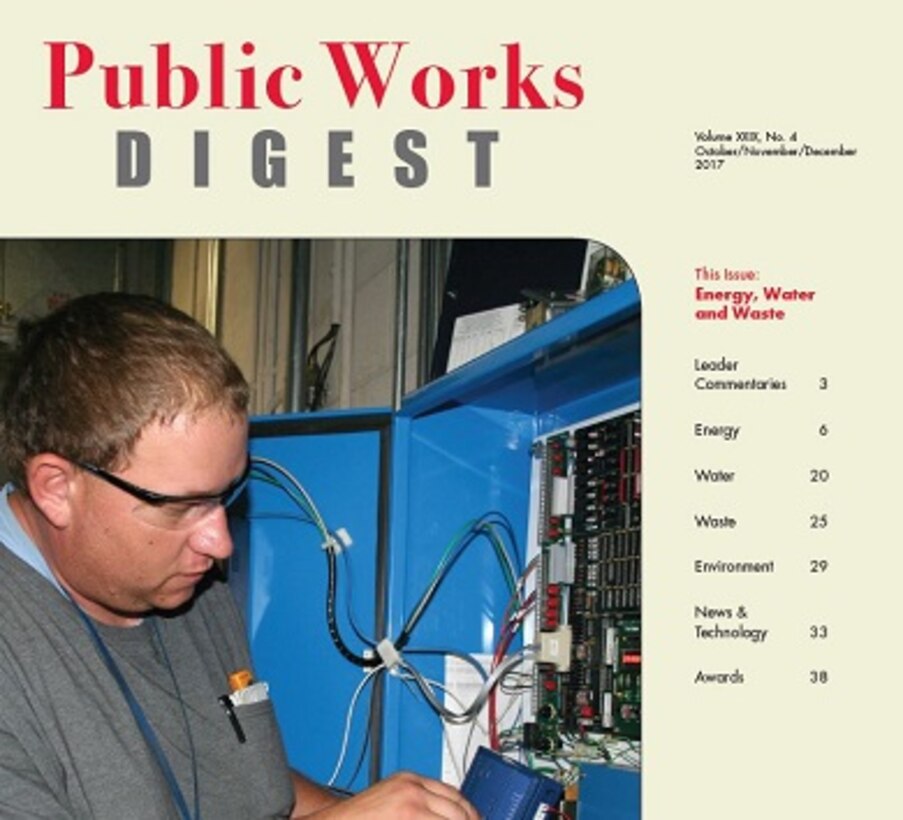 This Issue:
Energy, Water
and Waste

Leader
Commentaries 3
Energy 6
Water 20
Waste 25
Environment 29
News &
Technology 33
Awards 38