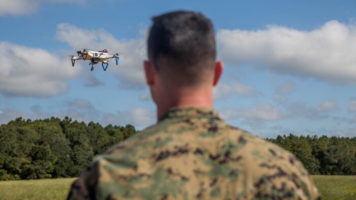 Marines and technicians from the U.S. Army tested the craft to learn its capabilities and practical application in field environments.