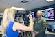 Brig. Gen. TJ Kennett, Air Forces Northern's director of mobility forces, discusses the pace of air mobility activities during a press event Sept. 27 at the 601st Air Operation Center's Air Mobility Division. (Photo by Mary McHale)