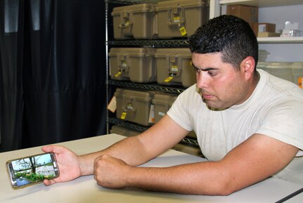 Puerto Rico Air Guard member back at work after hurricane