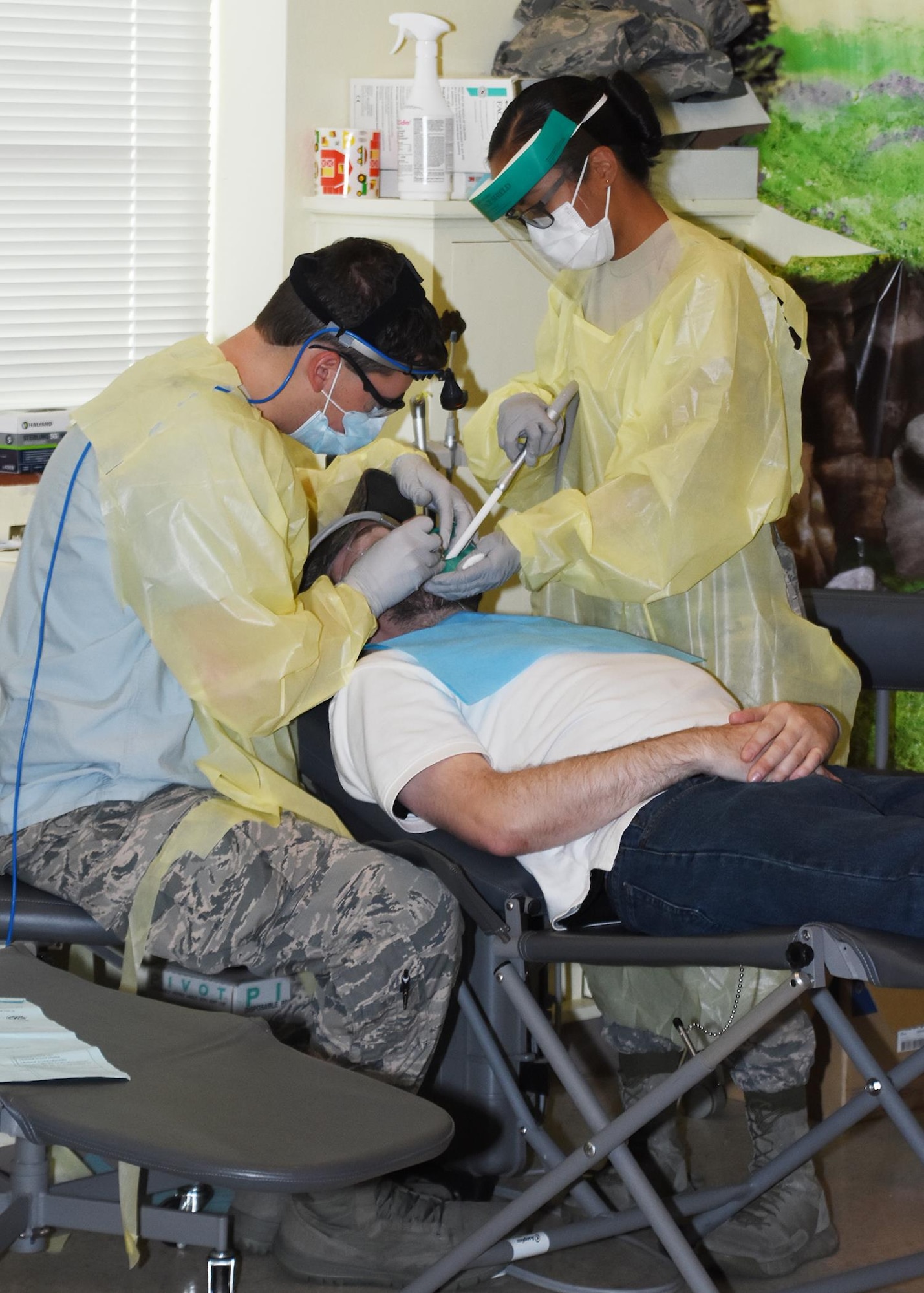 Air National Guard, Navy (Active and Reserve), and Active Component Air Force dentists trained and provided dental care at a field-condition medical facility set up at the Eastwood Memorial United Methodist Church in Caruthersville, Missouri, from Sept. 13-21, during Operation Healthy Delta Innovative Readiness Training.