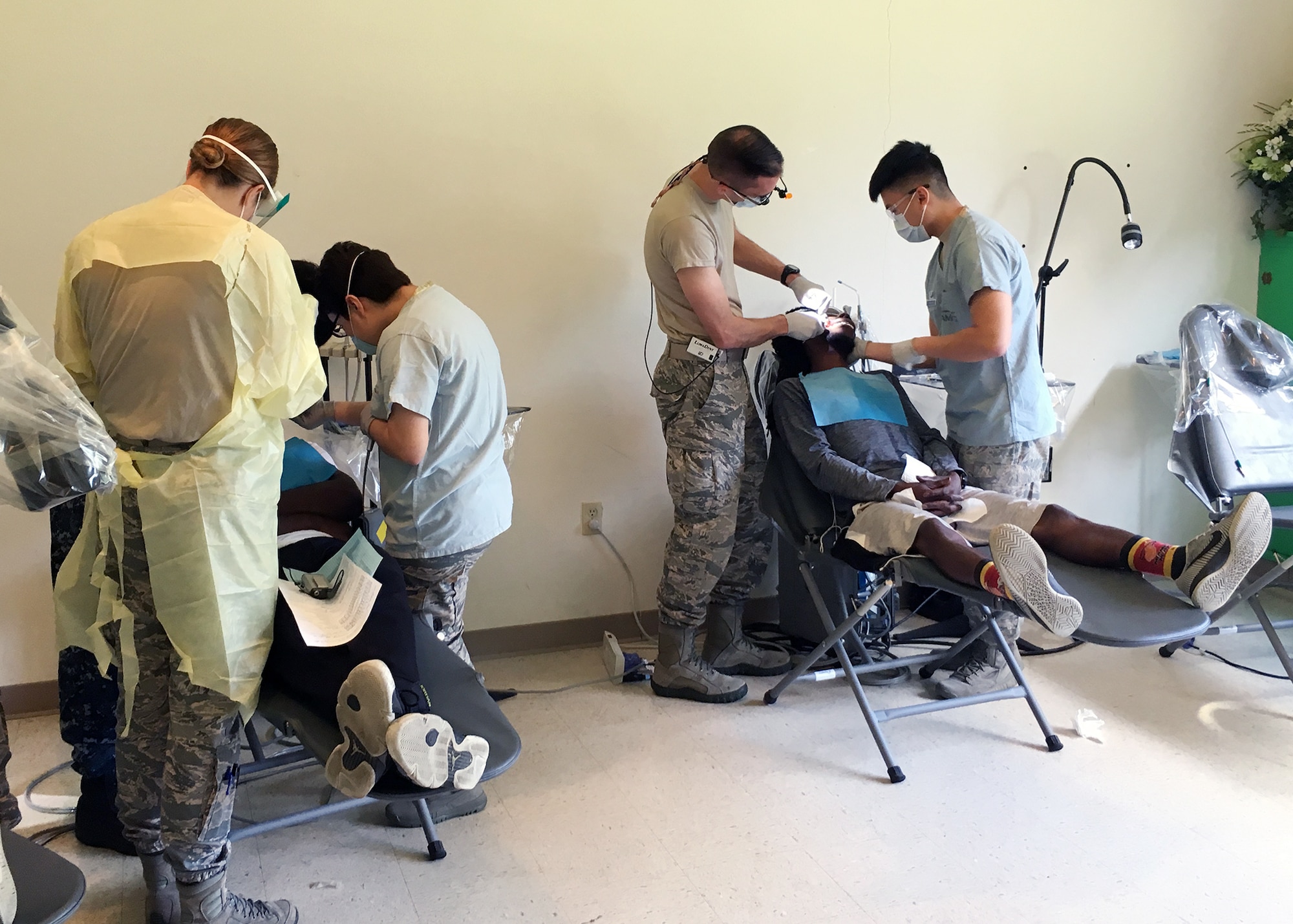 Air National Guard, Navy (Active and Reserve), and Active Component Air Force dentists trained and provided dental care at a field-condition medical facility set up at the Eastwood Memorial United Methodist Church in Caruthersville, Missouri, from Sept. 13-21, during Operation Healthy Delta Innovative Readiness Training.