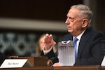 Defense Secretary Jim Mattis testifies on Capitol Hill.