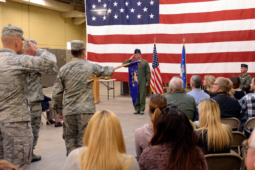Col. James “Flash” Frickel takes command of the Utah Test and Training Range during an assumption of command ceremony Oct. 2 at Hill Air Force Base.