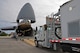 An AT&T communications vehicle is directed onto a C-5M Super Galaxy at Dobbins Air Force Reserve Base, Ga., Oct. 3, 2017. The vehicles were flown to Puerto Rico to assist in the restoration of communications for the island. (U.S. Air Force photo by Tech. Sgt. Kelly Goonan)