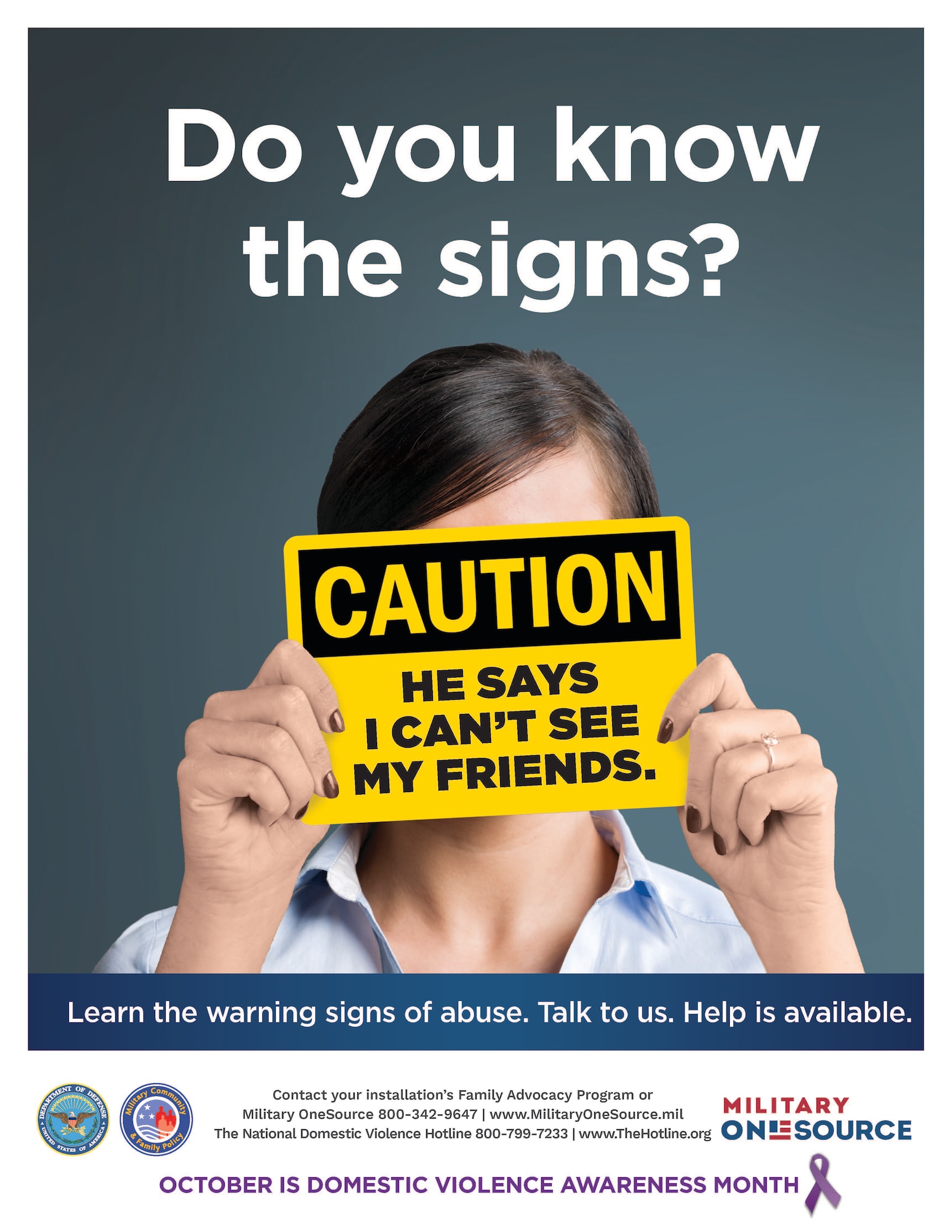 October is Domestic Violence Awareness Month