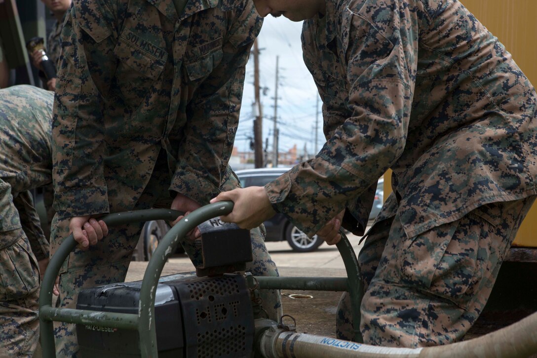The 26th MEU is supporting Federal Emergency Management Agency (FEMA), the lead federal agency, in helping those affected by Hurricane Maria to minimize suffering and is one component of the overall whole-of-government response effort.