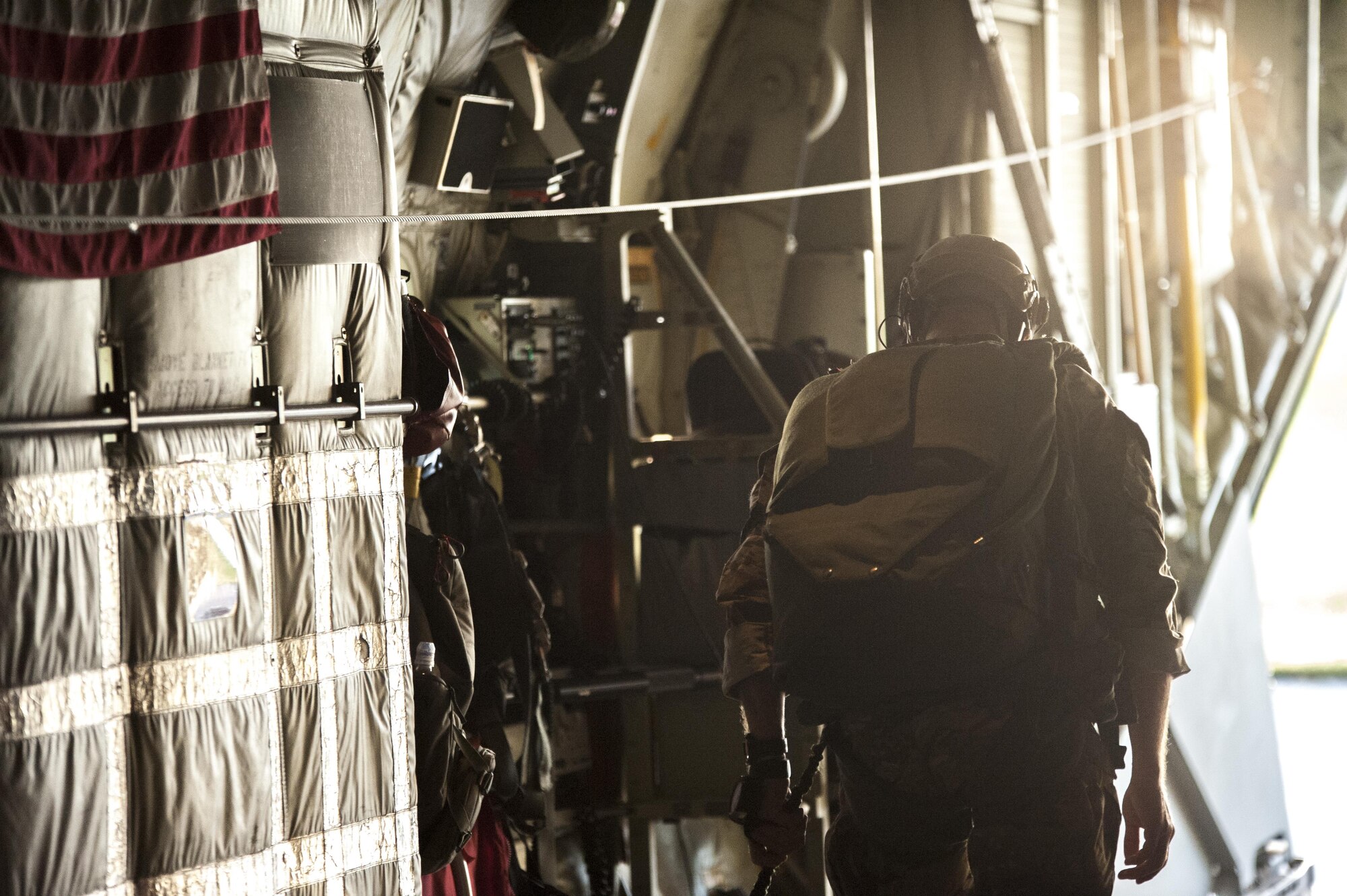 Military free fall operations at Kadena