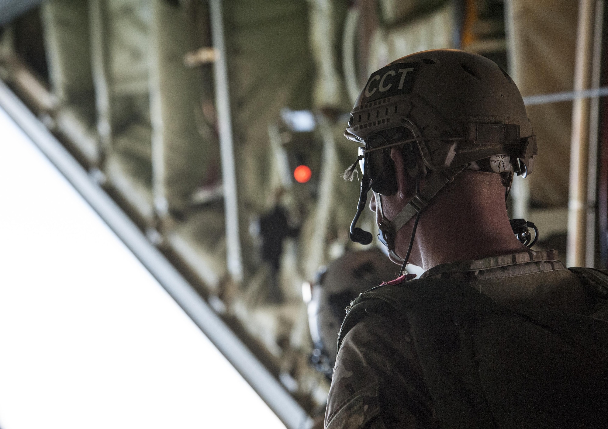 Military free fall operations at Kadena