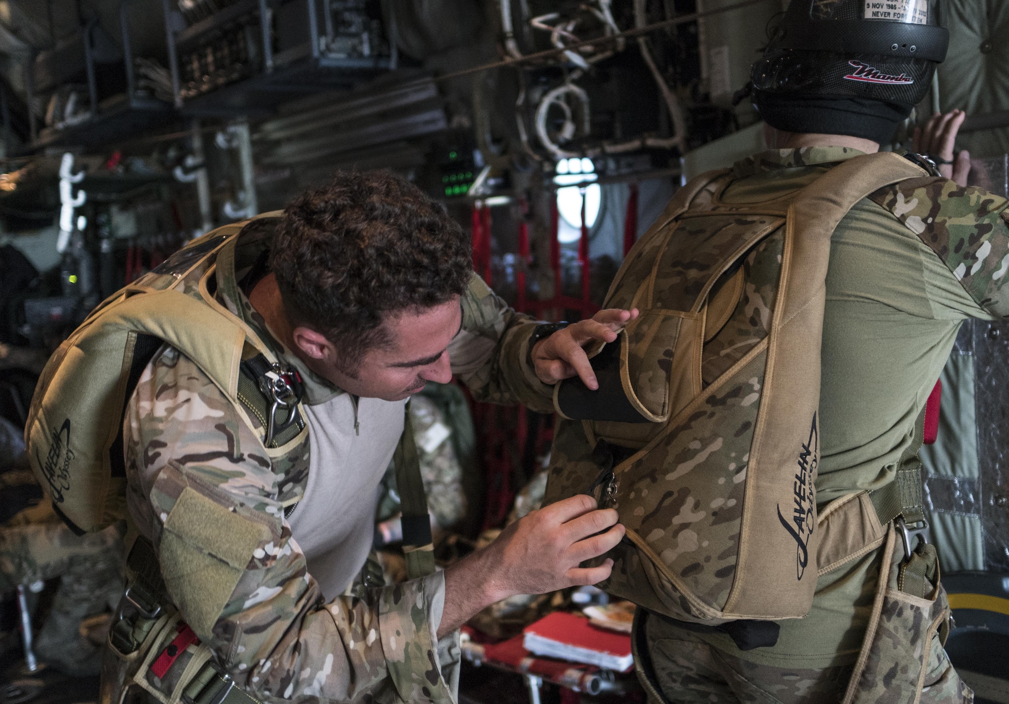 Military free fall operations at Kadena