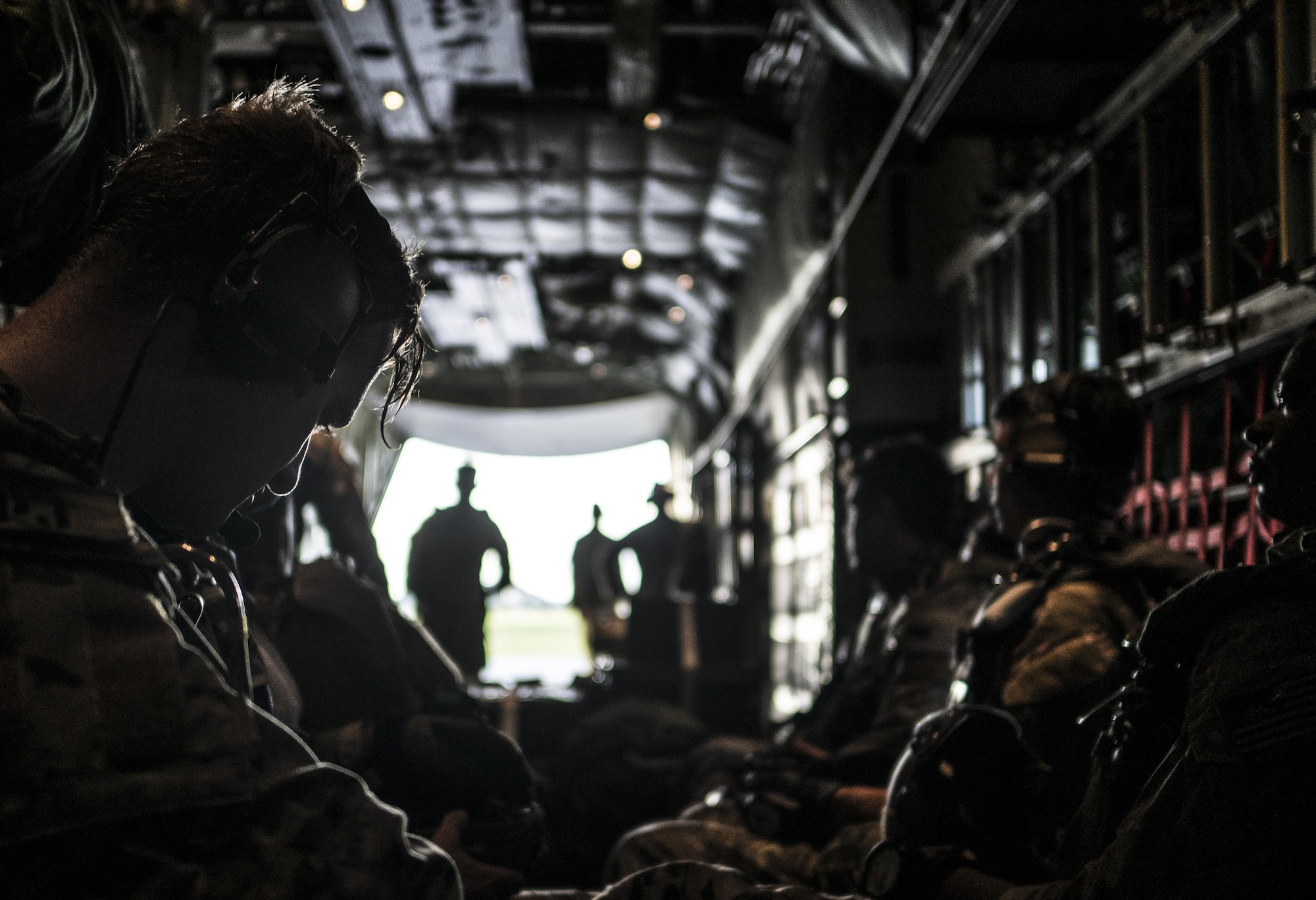 Military free fall operations at Kadena