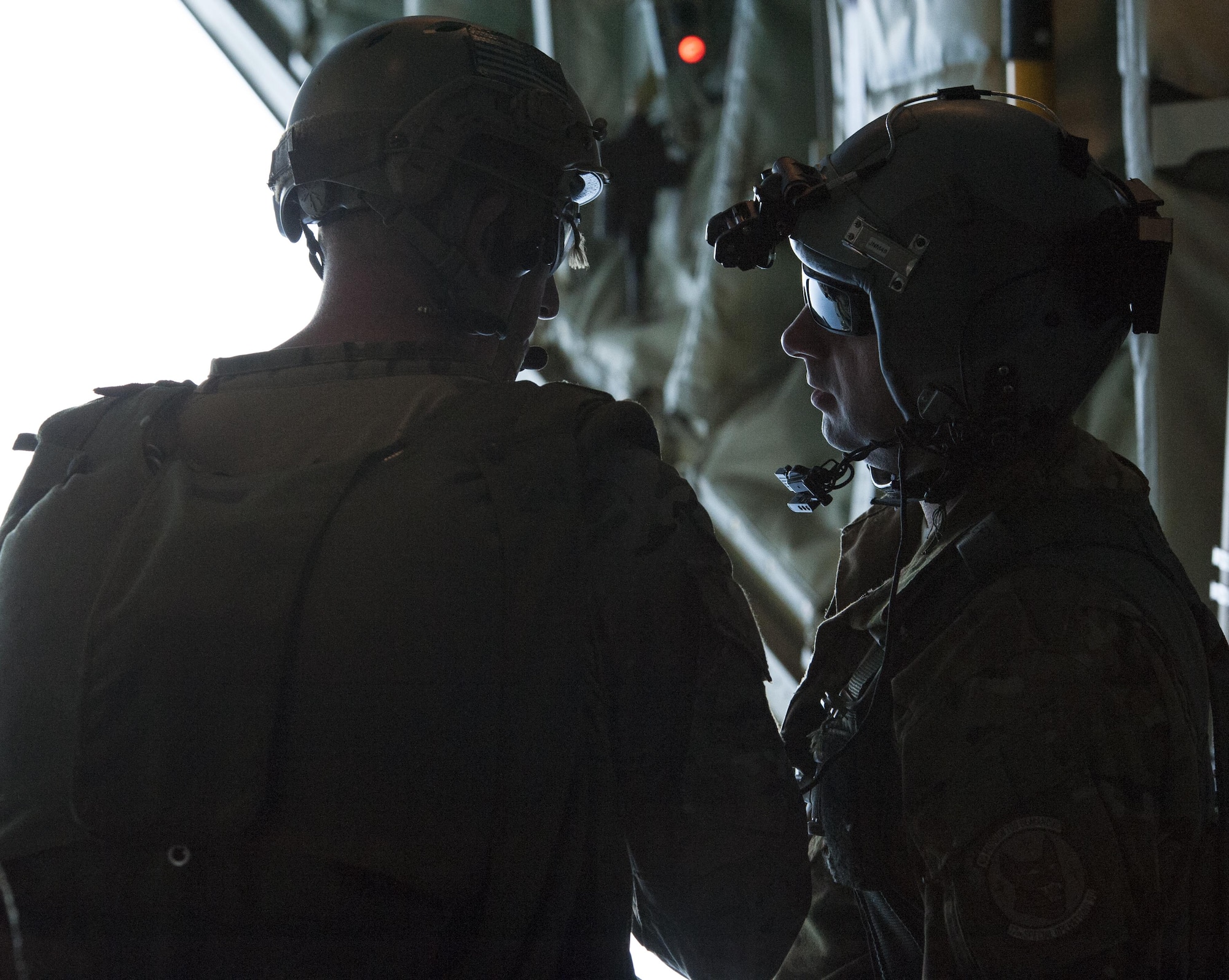 Military free fall operations at Kadena
