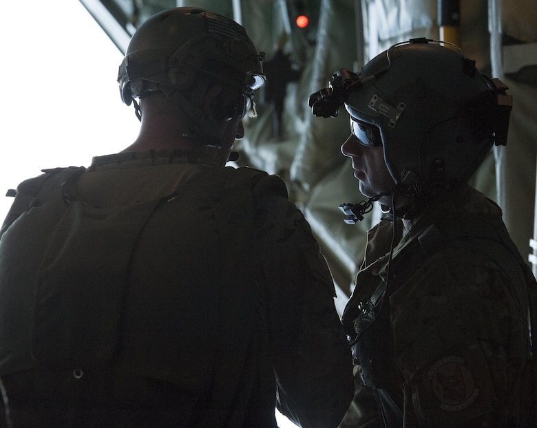 Military free fall operations at Kadena