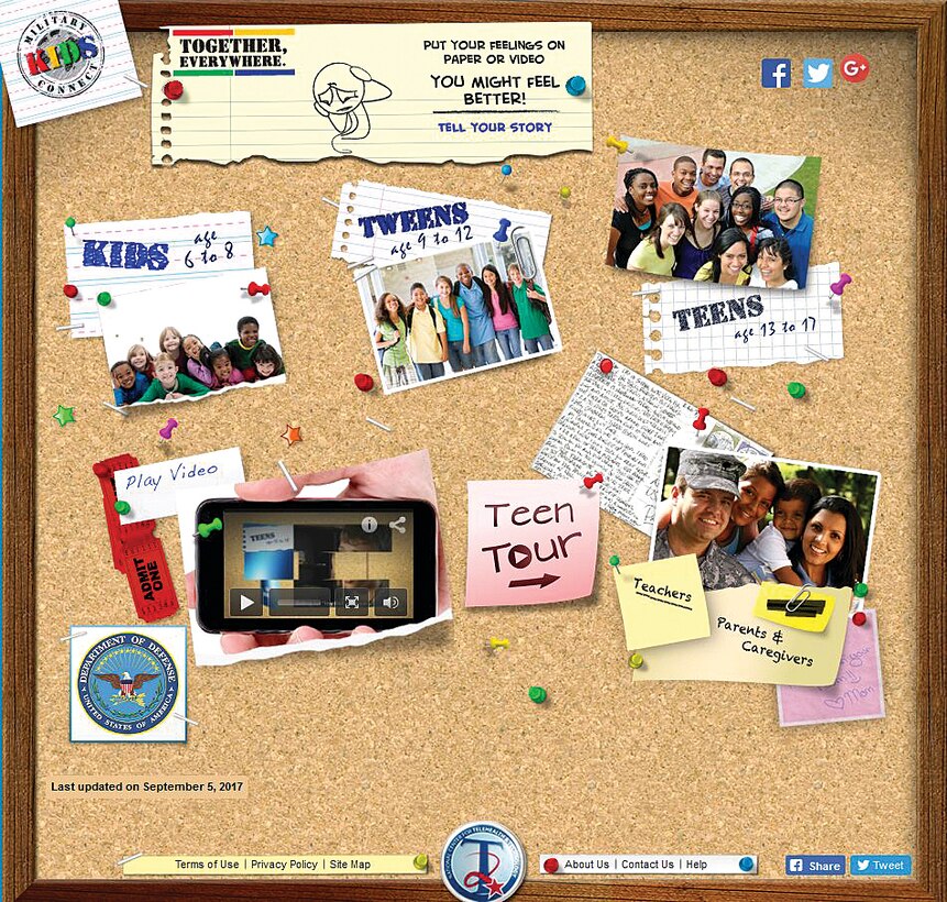 To get started with Military Kids Connect visit their website at https://militarykidsconnect.dcoe.mil/