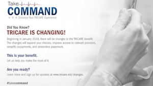Beginning in January 2018, there will be changes to the TRICARE benefit. (Courtesy photo)