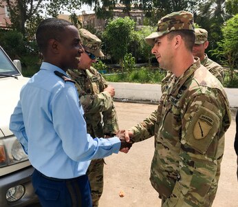 KY Soldiers visit Djibouti