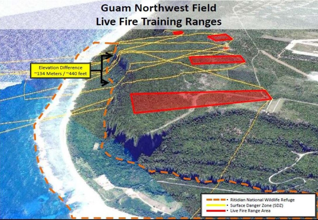 These diagrams offer a further in-depth look towards the build-up, explaining locations, restrictions, and the benefits the build-up will have on Guam.