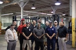 Back Row: Kenneth Dowd, Hubbeard Ervin, Nathan Creech, Christopher Johnson, Eric Marshall, Roy Stringer Front Row: Jake Murray, Christopher Milazzo, Jesse French, Michael Cornelius, Patrick Quenga