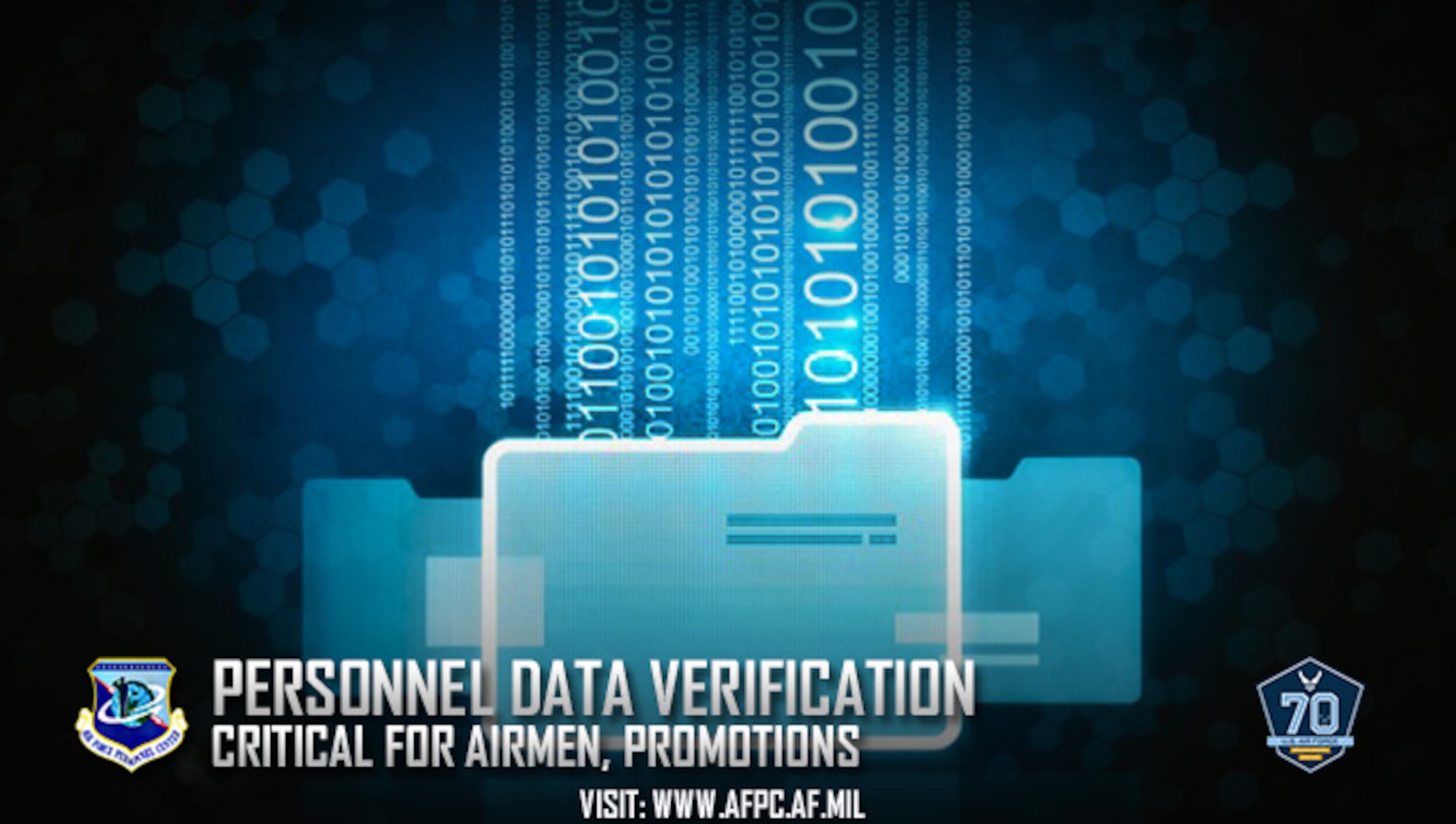Personnel data verification critical for Airmen, promotions