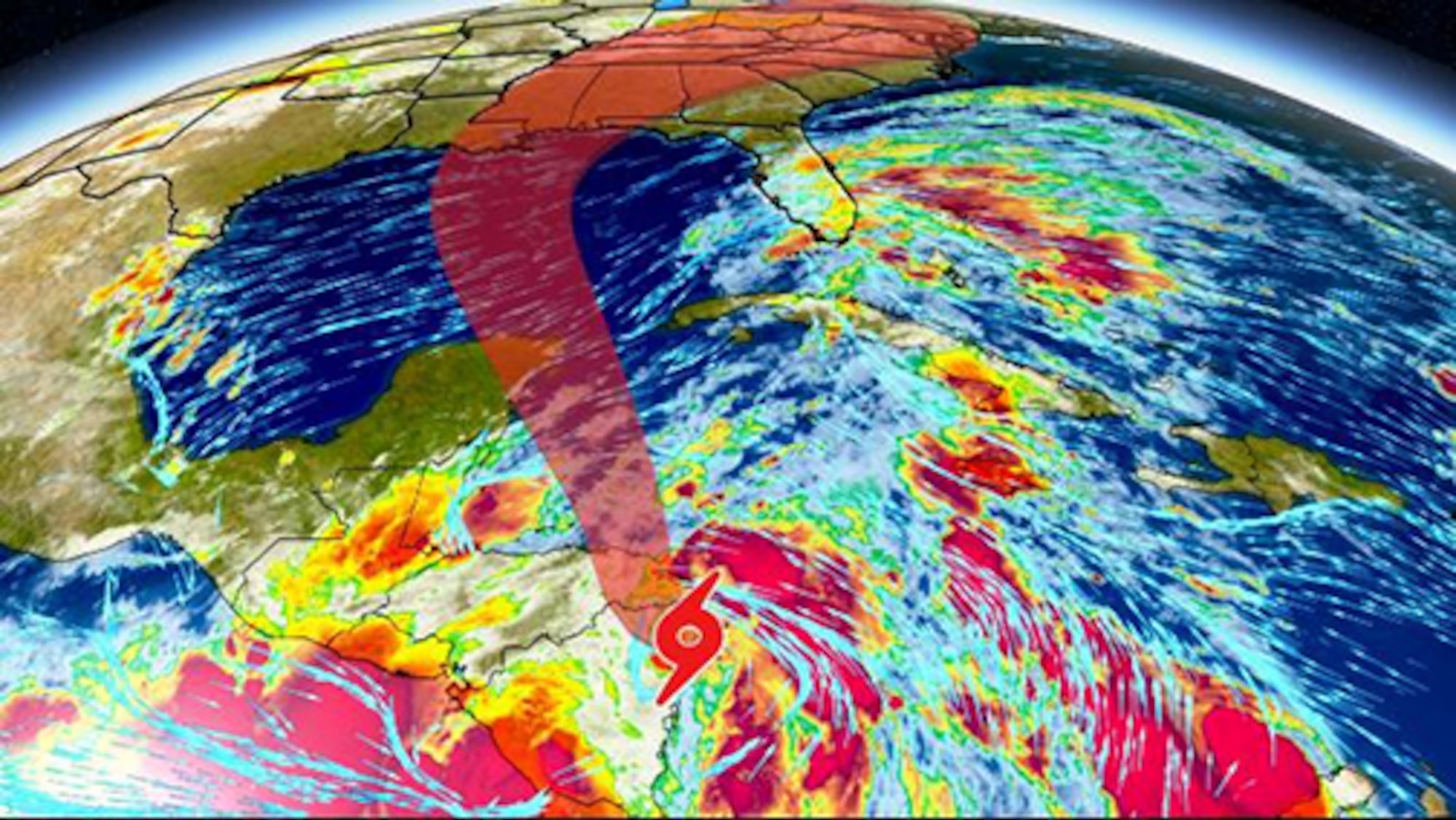 Graphic of Tropical Storm Nate