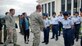 Lt. Col. Eric Corder, assistant director of operations for the 225th Air Defense Squadron, greets members of the Guatemalan Air Force Aug. 25, 2017.  As part of the State Partnership Program visit, Corder leveraged his 28 years of air defense expertise to provide feedback about the functionality and validity of the Guatemalan national air defense network.  The SPP links a state's National Guard with the armed forces of a partner country in a cooperative, mutually beneficial relationship by means of tailored, small footprint, high-impact security cooperation engagements that foster long-term enduring relationships with U.S. friends and allies around the world.  The SPP arose from a 1991 U.S. European Command decision to pair reserve component soldiers and airmen with the armed forces of the then newly formed nations of the Baltic Region following the collapse of the Soviet Bloc. (U.S. Air Force photo by Major Alexander Hau)