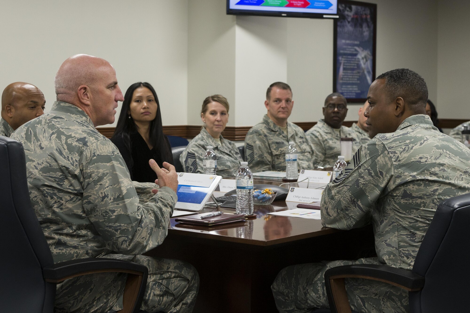 PACAF Command Chief Visits Yokota