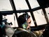 U.S. Air Force Capt. Michael DeMaye, aircraft commander with the 746th Expeditionary Airlift Squadron, turns a C-130 Hercules for final approach at Al Dhafra Air Base, United Arab Emirates, Oct. 3, 2017.
