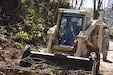 Clearing roads in Puerto Rico