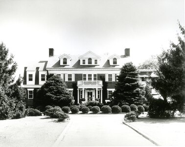 IMAGE: 08/24/1951
Naval Proving Ground Building History: Admiral's Residence, front elevation.