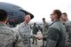 Col. Clifton Reed, 6th Maintenance Group commander, visited Ramstein Air Base Oct. 2, 2017, to personally thank the Airmen who helped repair a KC-135 from MacDill Air Force Base, Fla, for their hard work and diligence.